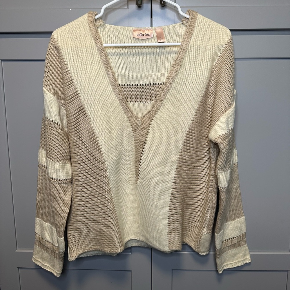 Willow & Root V-Neck Sweater